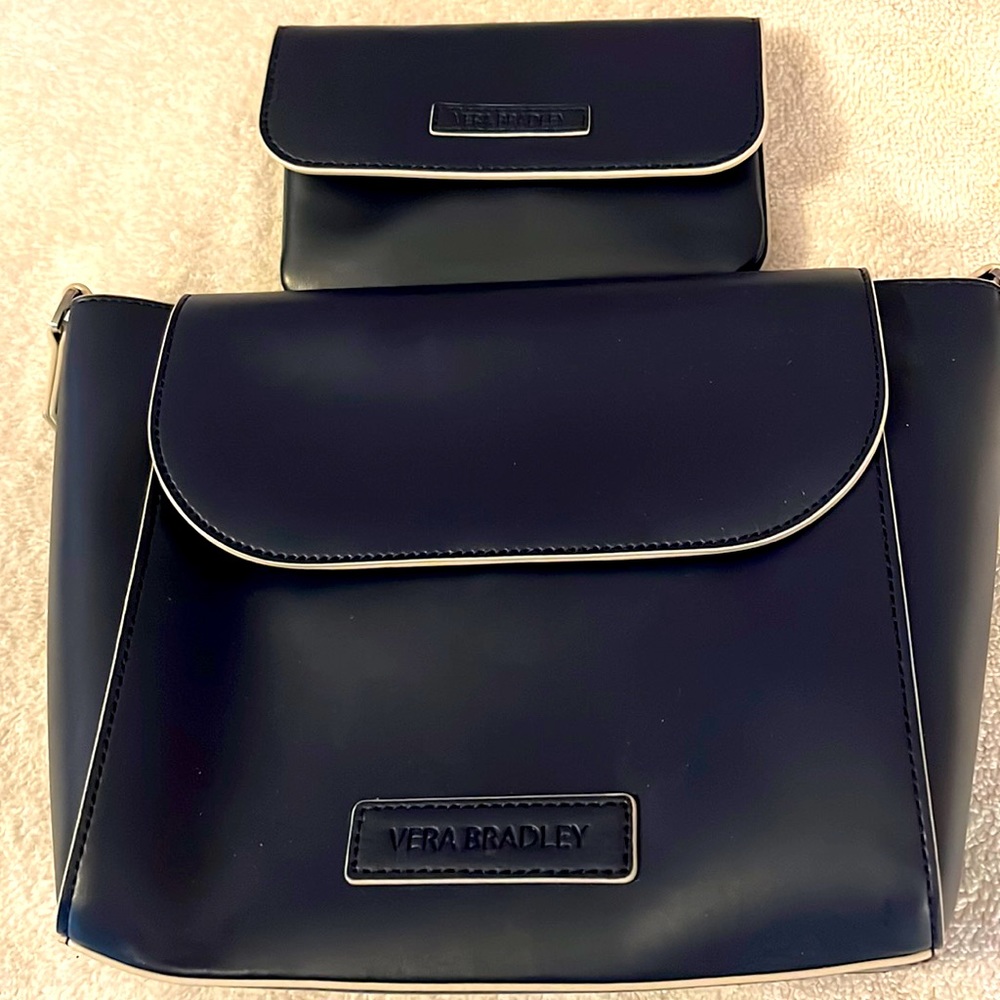 Classic Navy Flap Crossbody and Snap and Zip Case